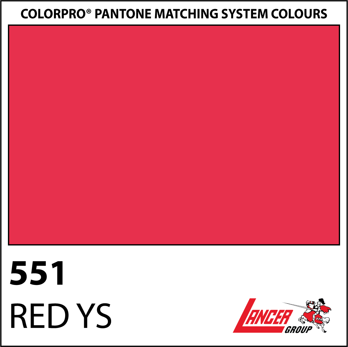 551 COLOR PRO RED YS