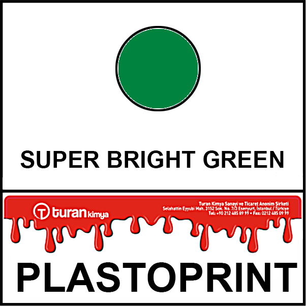 PLASTOPRINT SUPER BRIGHT GREEN