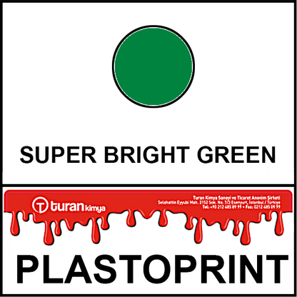 PLASTOPRINT SUPER BRIGHT GREEN