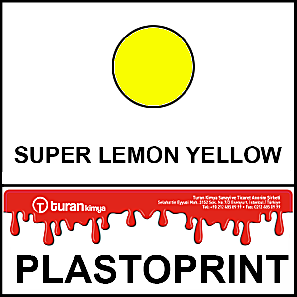 PLASTOPRINT SUPER LEMON YELLOW