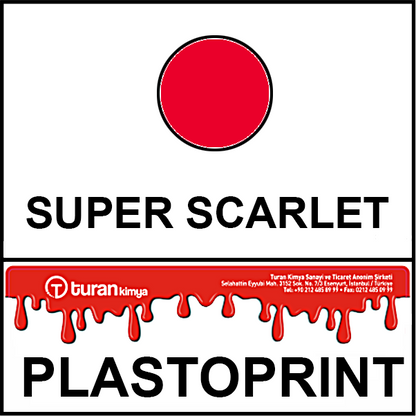 PLASTOPRINT SUPER SCARLET