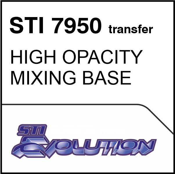 STI7950 SILICONE TRANSFER OPAQUE MIXING BASE