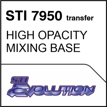 STI7950 SILICONE TRANSFER OPAQUE MIXING BASE